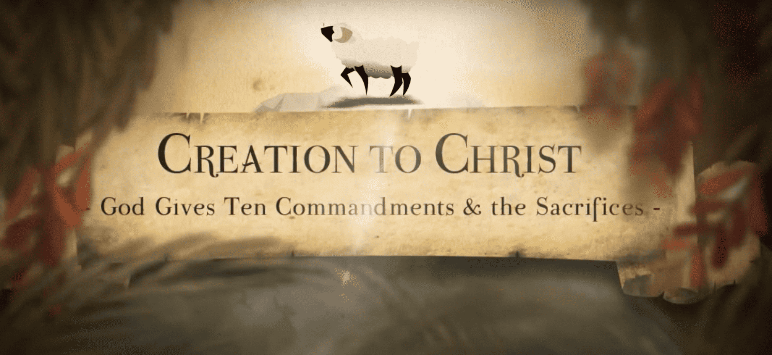 God Gives Ten Commandments and the Sacrifices